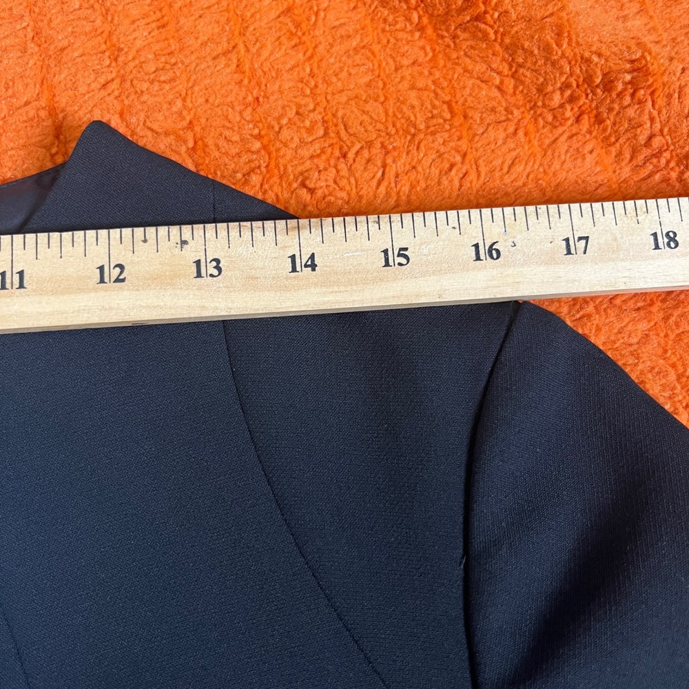 New Trina Turk Sheath Dress Women 8 Black New Short Sleeve Midi Professional LBD - Picture 8 of 16